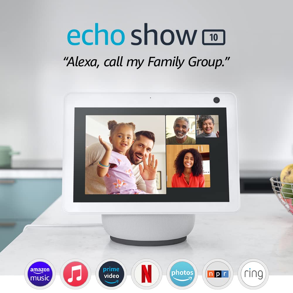 Pantalla inteligente HD con movimiento y Alexa - Echo Show 10 (3ª