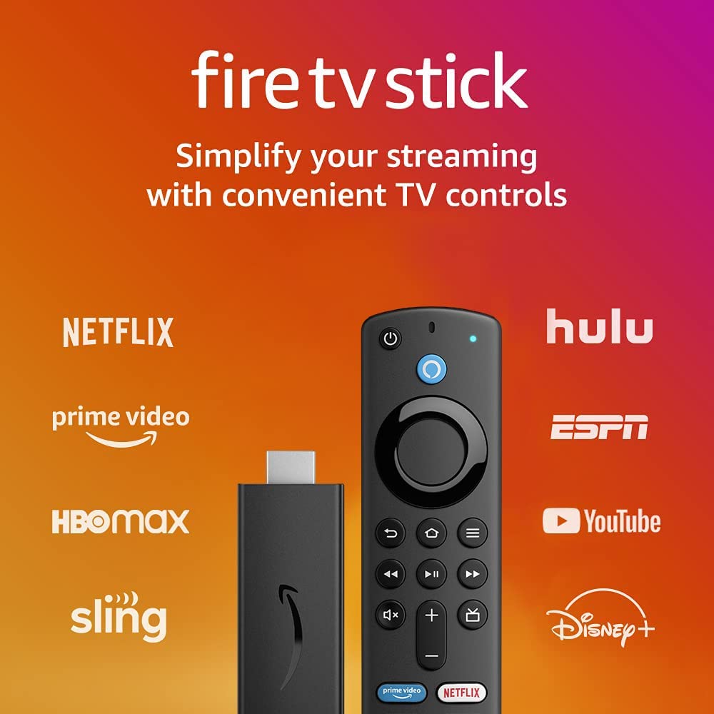 Fire TV Stick con Alexa Voice Remote (incluye controles de TV), Dispositivo de streaming en HD