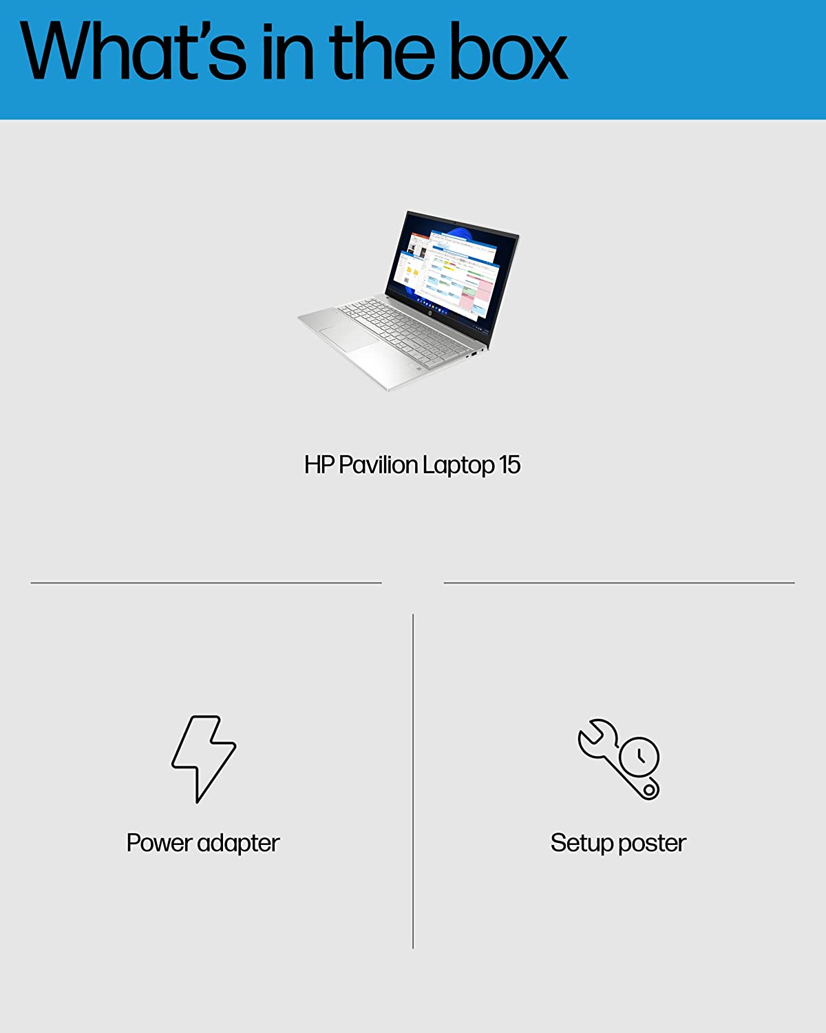 HP Pavilion 15 portátil, procesador Intel Core i7-1255U de 12ª generación, 16 GB de RAM, SSD de 512 GB, pantalla Full HD de 15.6 pulgadas, Windows 11 Pro, lector de huellas dactilares, Wi-Fi y Bluetooth, cámara web HD