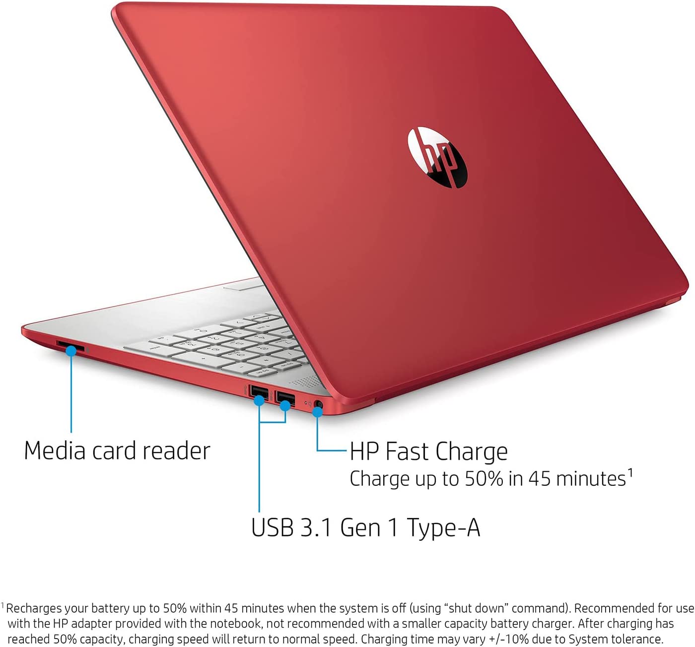 Laptop HP Pavilion HD de 15.6 pulgadas, procesador Intel Quad-Core Pentium, 8 GB de RAM, 128 GB SSD