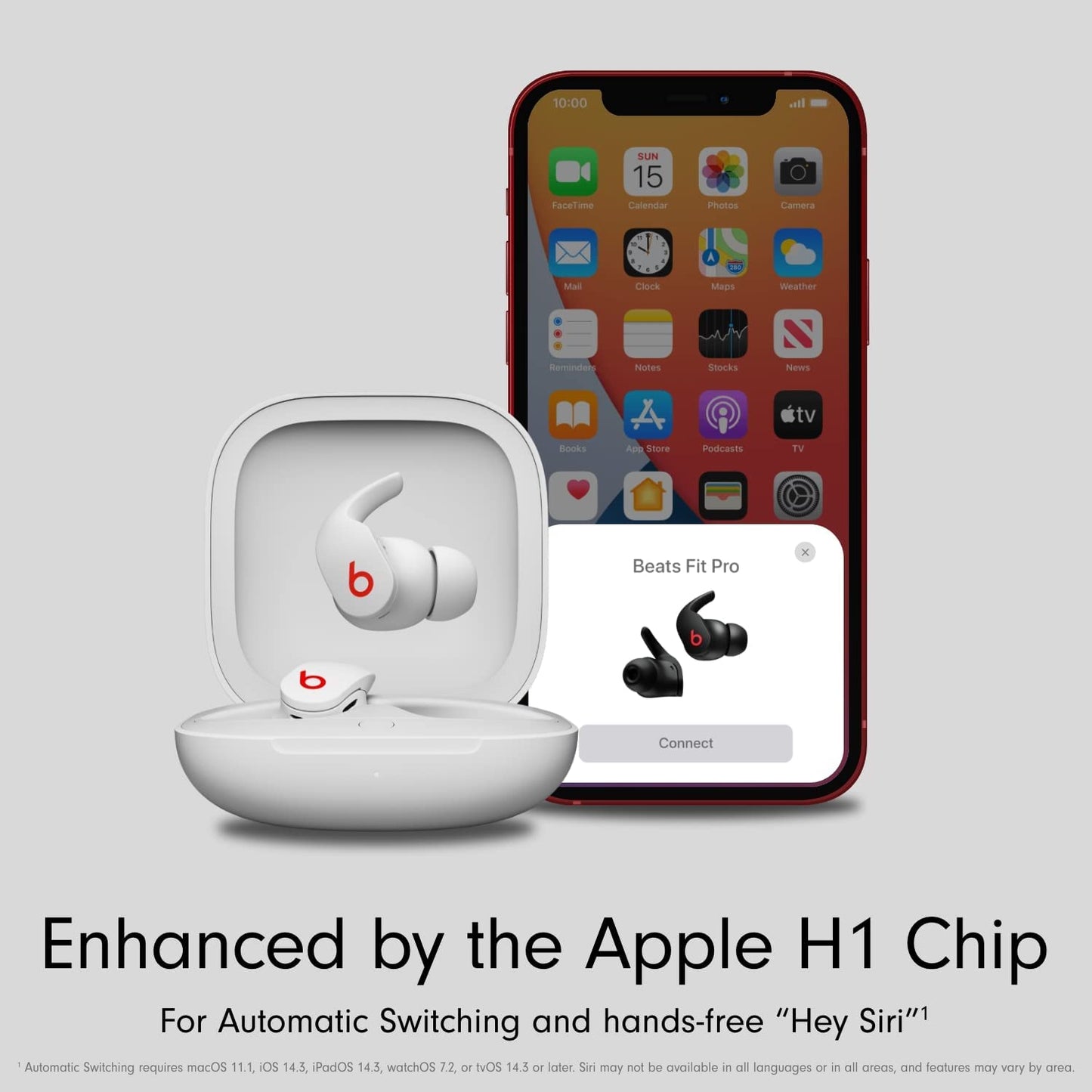 Beats Fit Pro - Auriculares inalámbricos con cancelación de ruido, chip H1 de audífonos de Apple
