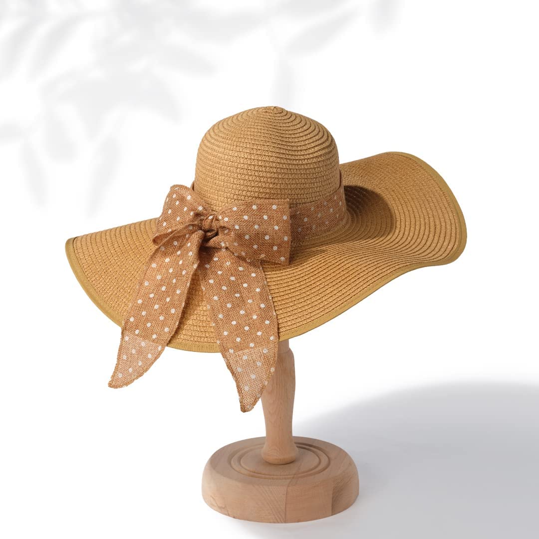 Sombrero de Sol para Mujer con 3 Cintas y Anteojos