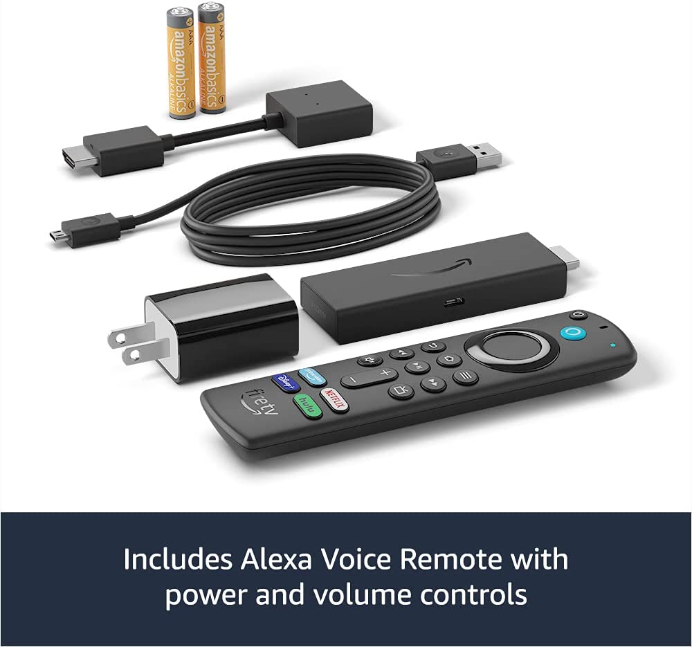 Fire TV Stick 4K con control remoto por voz Alexa (incluye controles de televisión)