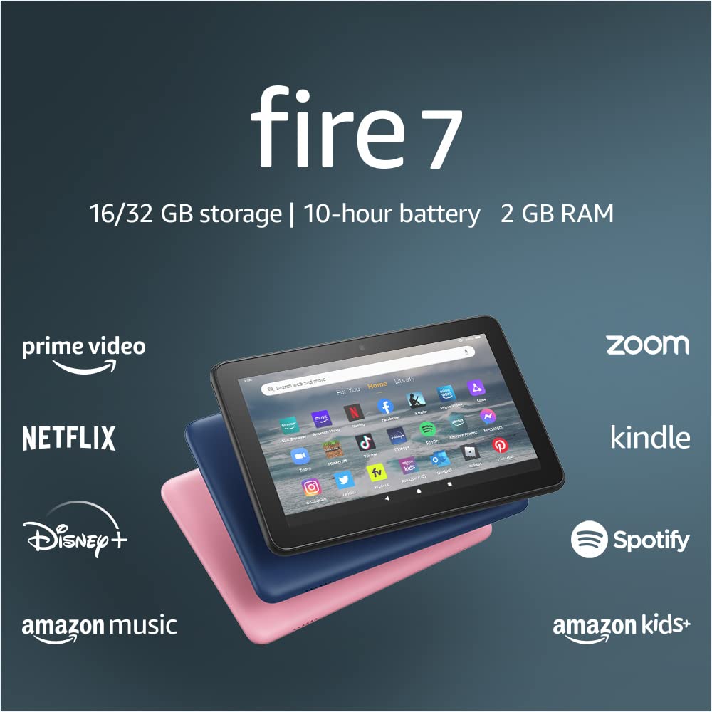 Tableta Amazon Fire 7, pantalla de 7”, 16 GB (2022)