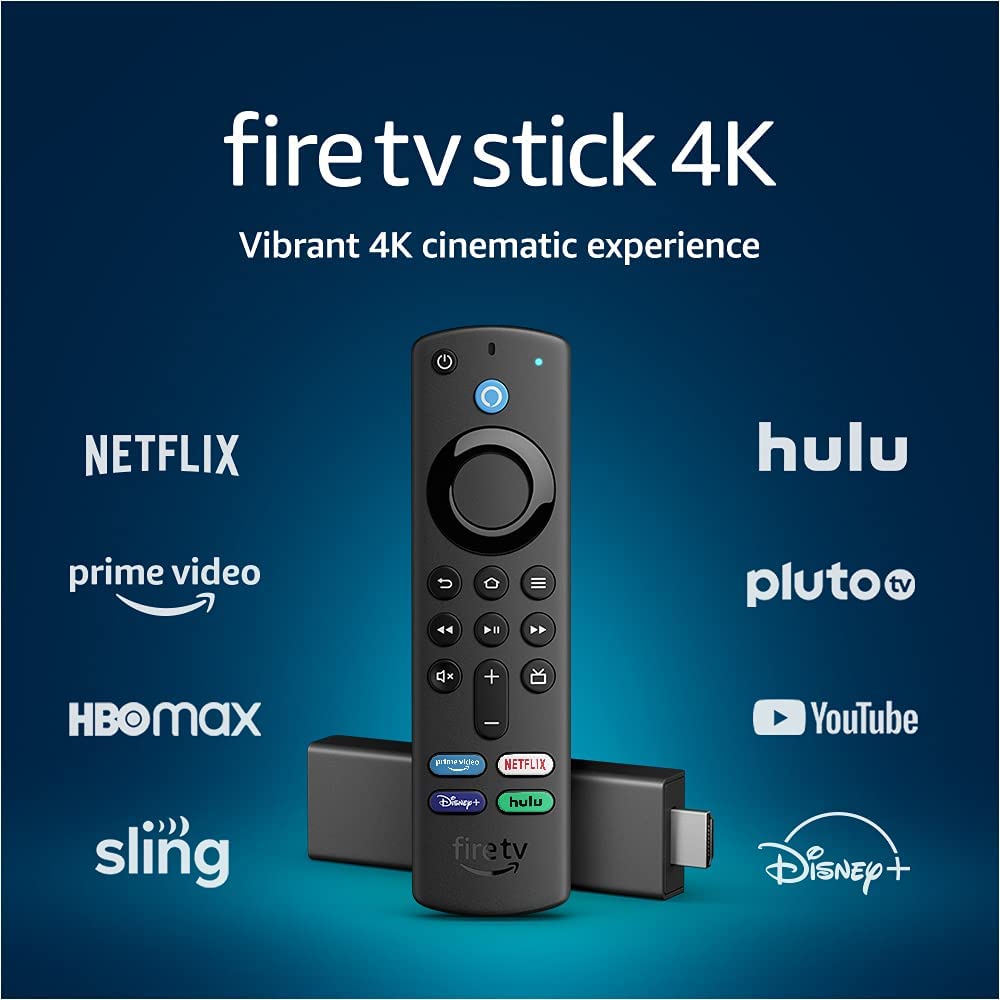 Fire TV Stick 4K con control remoto por voz Alexa (incluye controles de televisión)