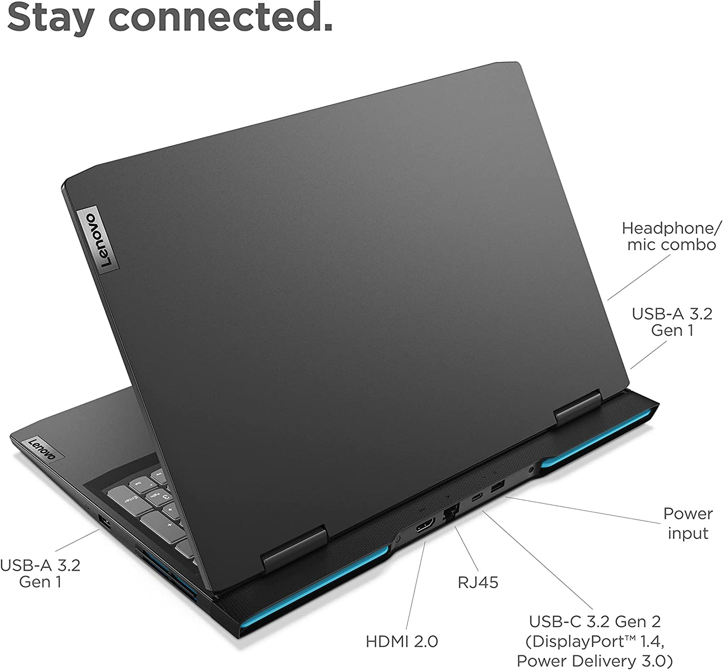 Lenovo IdeaPad Gaming 3 - NVIDIA GeForce RTX 3050 Graphics - Pantalla FHD de 15.6 pulgadas - AMD Ryzen 5 6600H - DDR5 de 8 GB - SSD de 258 GB