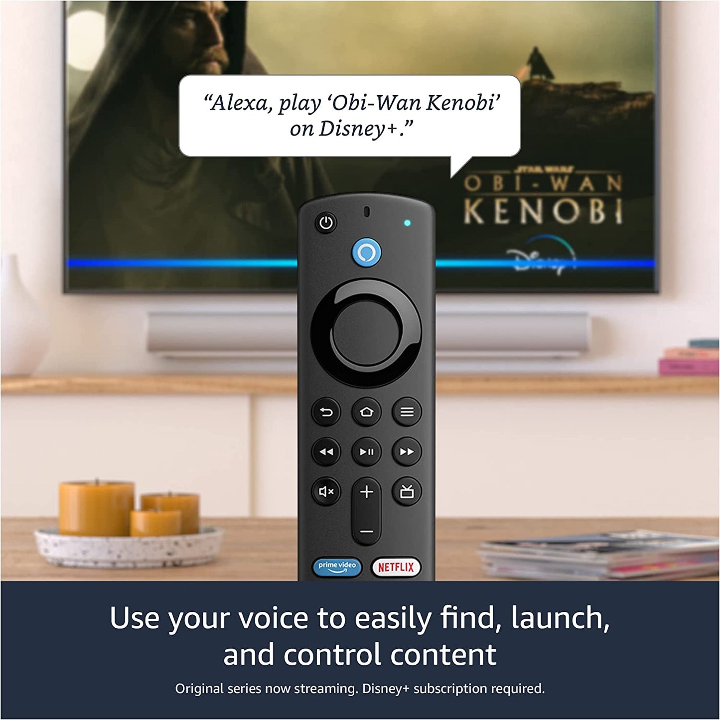 Fire TV Stick 4K Max con Wi-Fi 6 y control remoto por voz Alexa (incluye controles para la televisión)