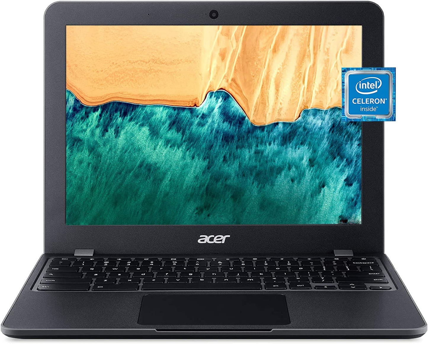 Acer Laptop Chromebook 512, pantalla HD de 12 pulgadas, procesador Intel de doble núcleo, 4 GB de RAM DDR4, eMMC de 32 GB