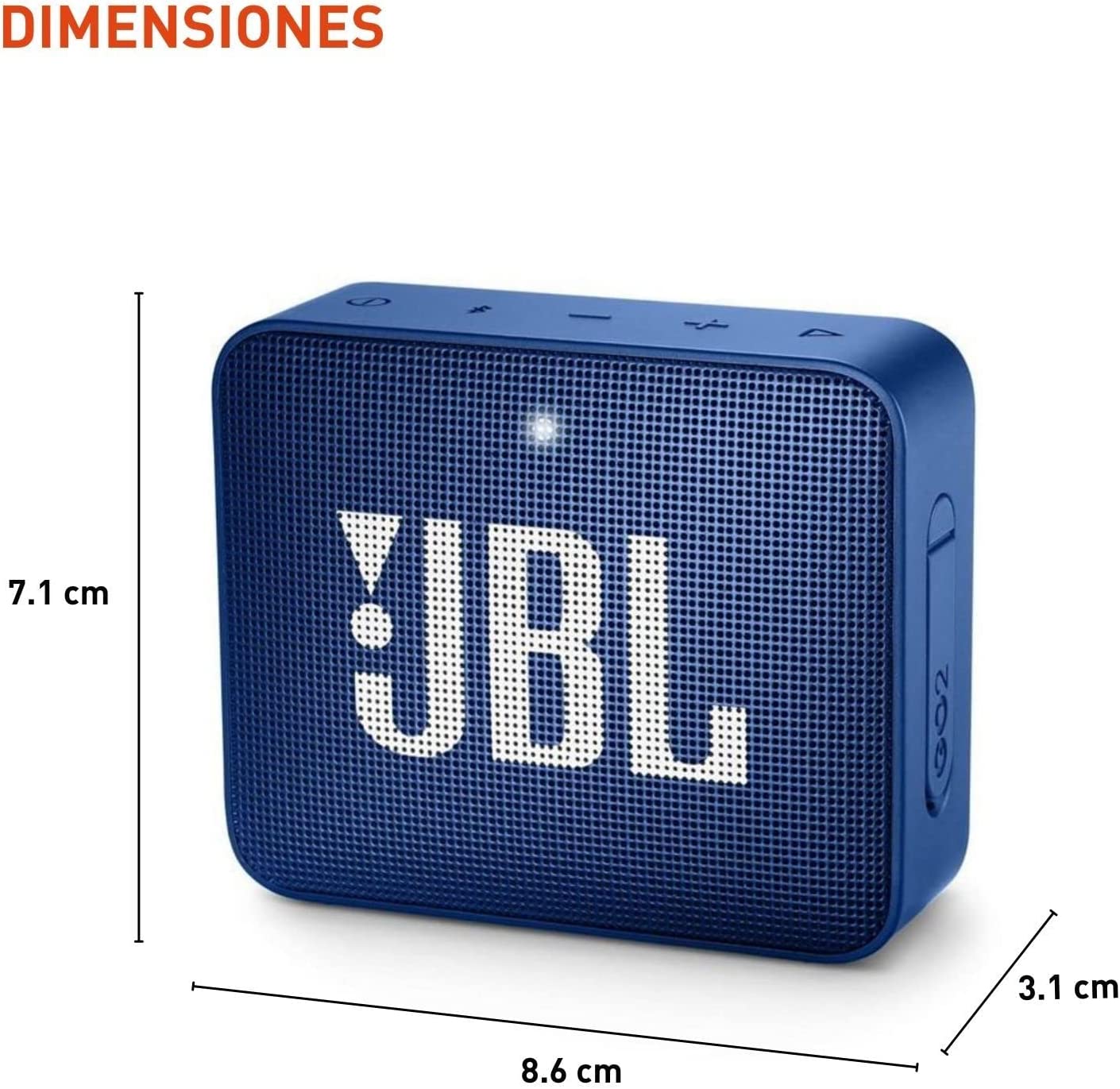 JBL GO2 - Altavoz Bluetooth Ultra Portátil Impermeable