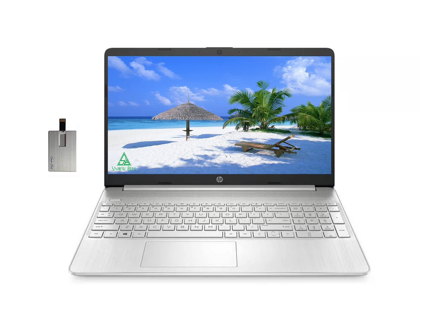 Laptop HP 2022 HD BrightView de 15.6 pulgadas, procesador Intel Pentium Silver N5030, 8 GB de RAM, 256 GB PCIe SSD