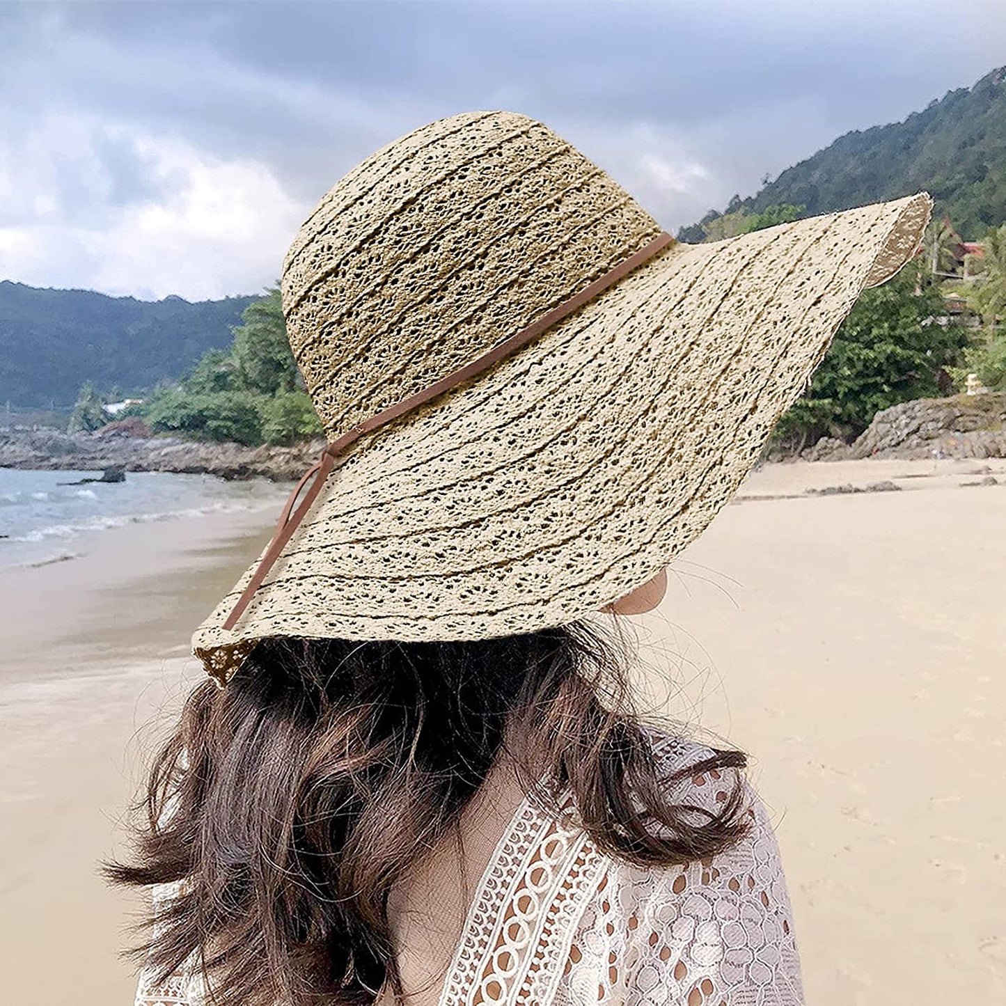 Sombrero de Sol para Mujer de Ala Ancha